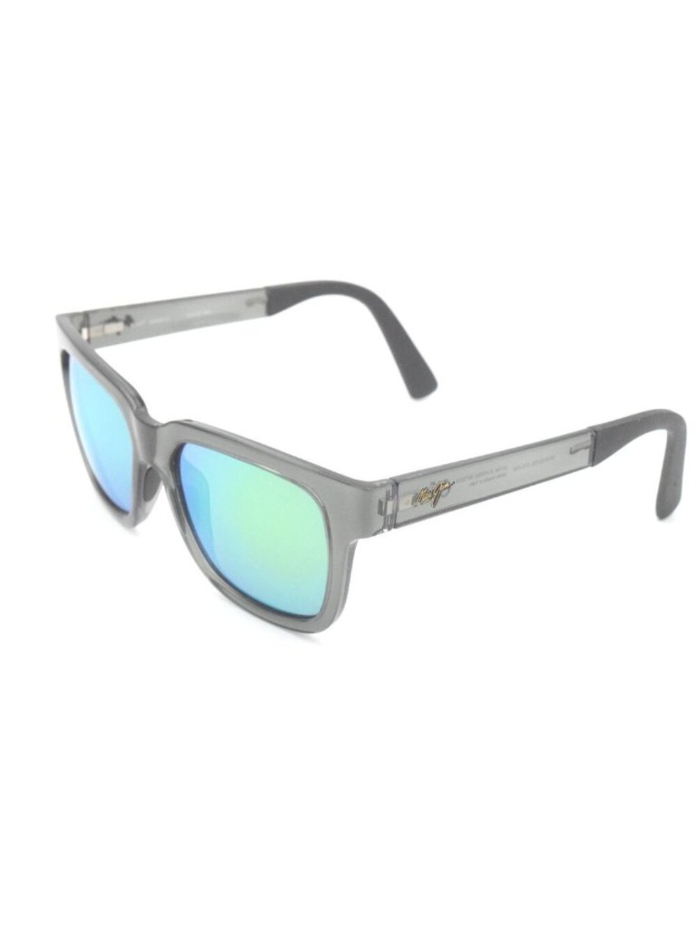 Maui Jim Mongoose MJ 540-11 Smoke Grey Frame / Maui Green Polarized Sunglasses